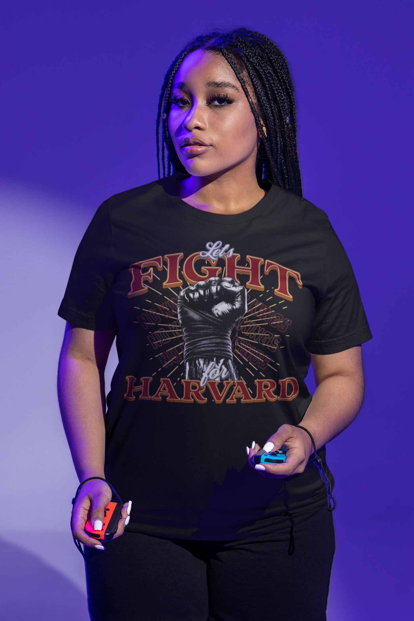 Empowering Fight for Hardvard University T-Shirt | Trump vs. Harvard T-Shirts, Spirit of Democracy, Standing with Hardvard Tee