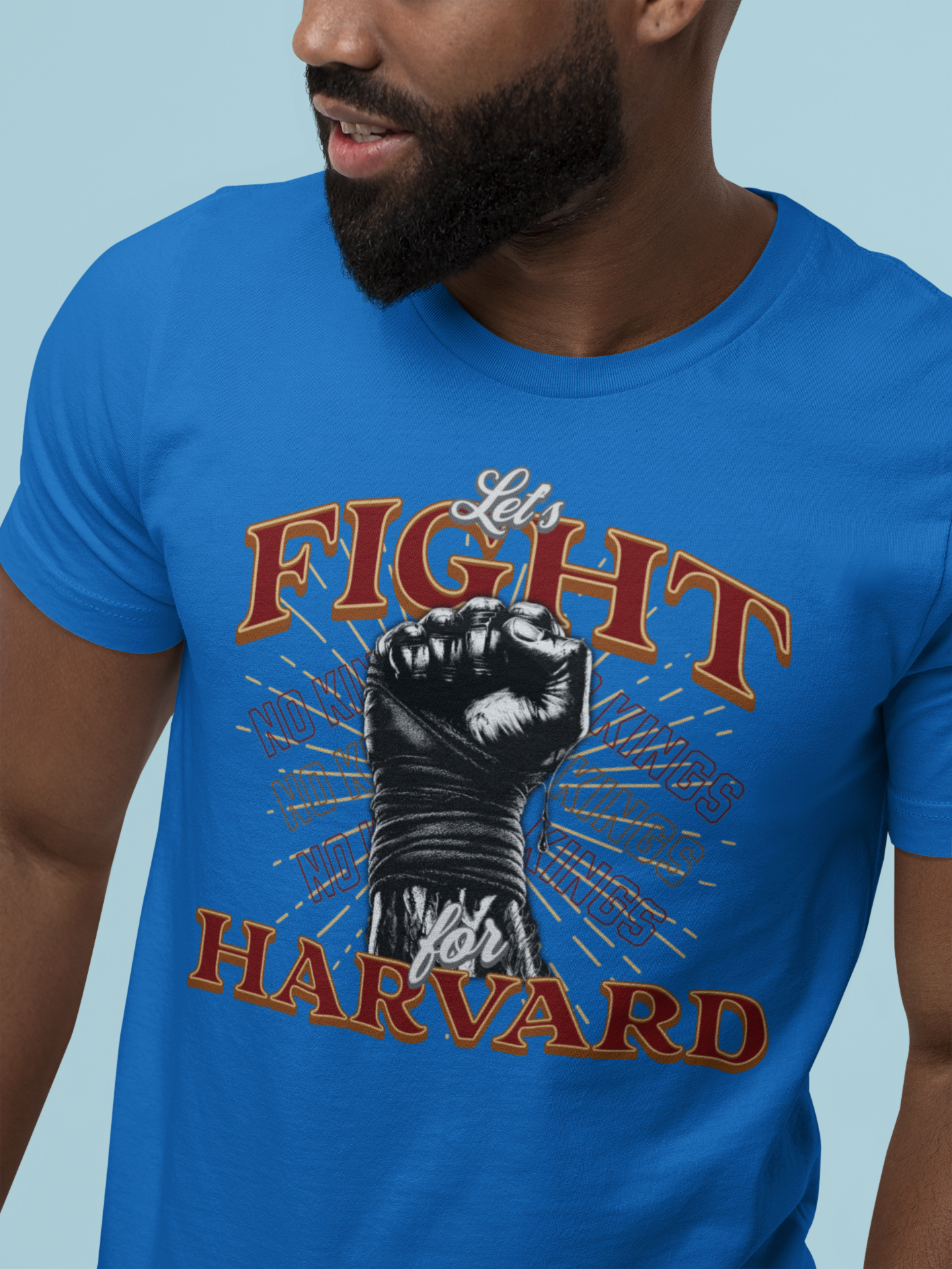 Empowering Fight for Hardvard University T-Shirt | Trump vs. Harvard T-Shirts, Spirit of Democracy, Standing with Hardvard Tee