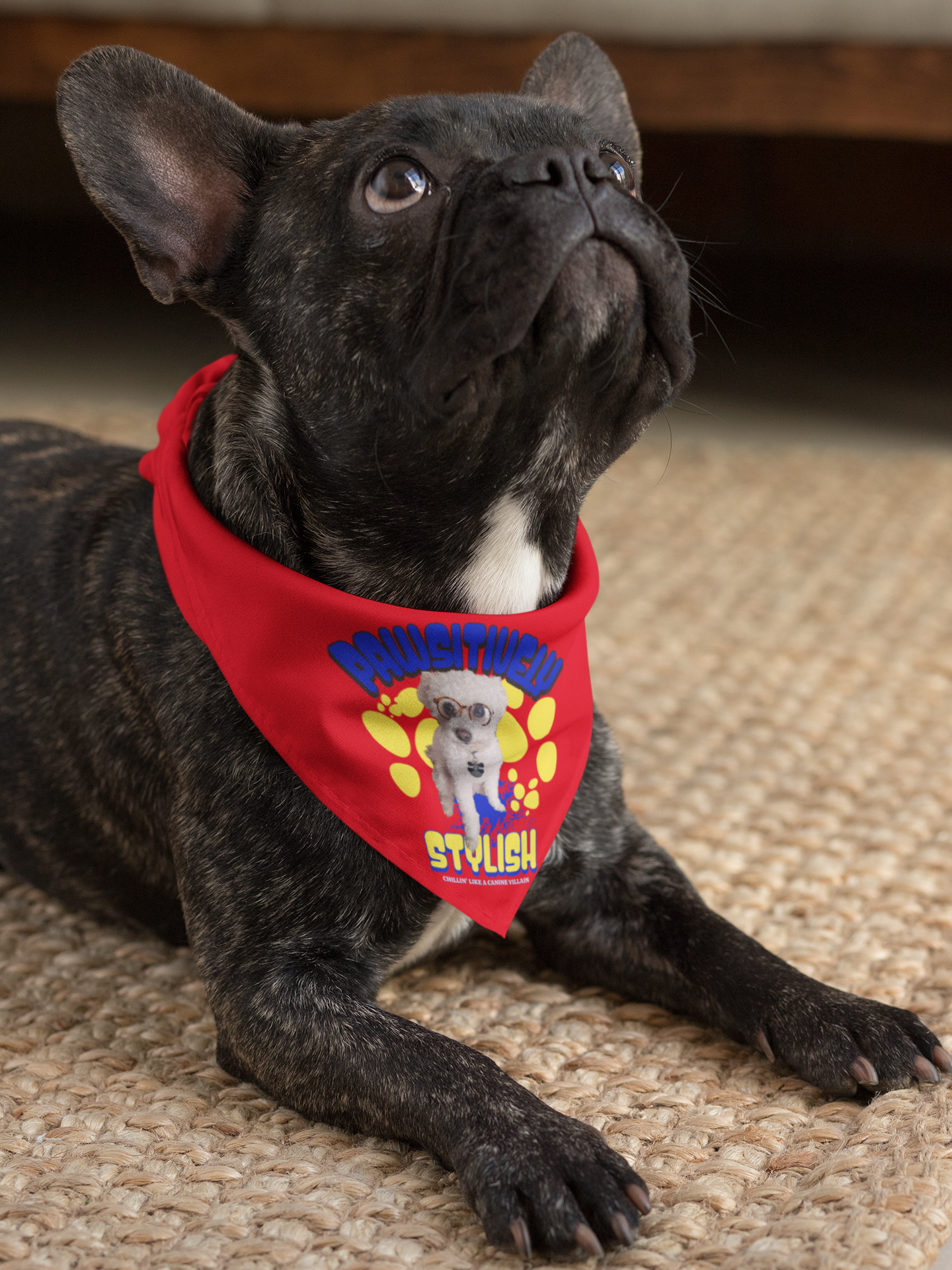 Stylish Personalized Pet Bandana for Dogs, Custom Cute Dog Accessory, Pet Clothing, Dog Birthday Gift, Pet Fashion, Everyday Wear