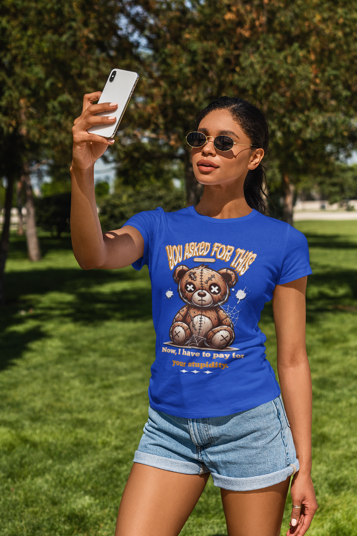 You Asked for This T-Shirt, Unisex Jersey Short Sleeve Tee, No Kings Protest T-Shirt, Voting Matters Shirt, Play Stupid Games Win Stupid Prizes Tee