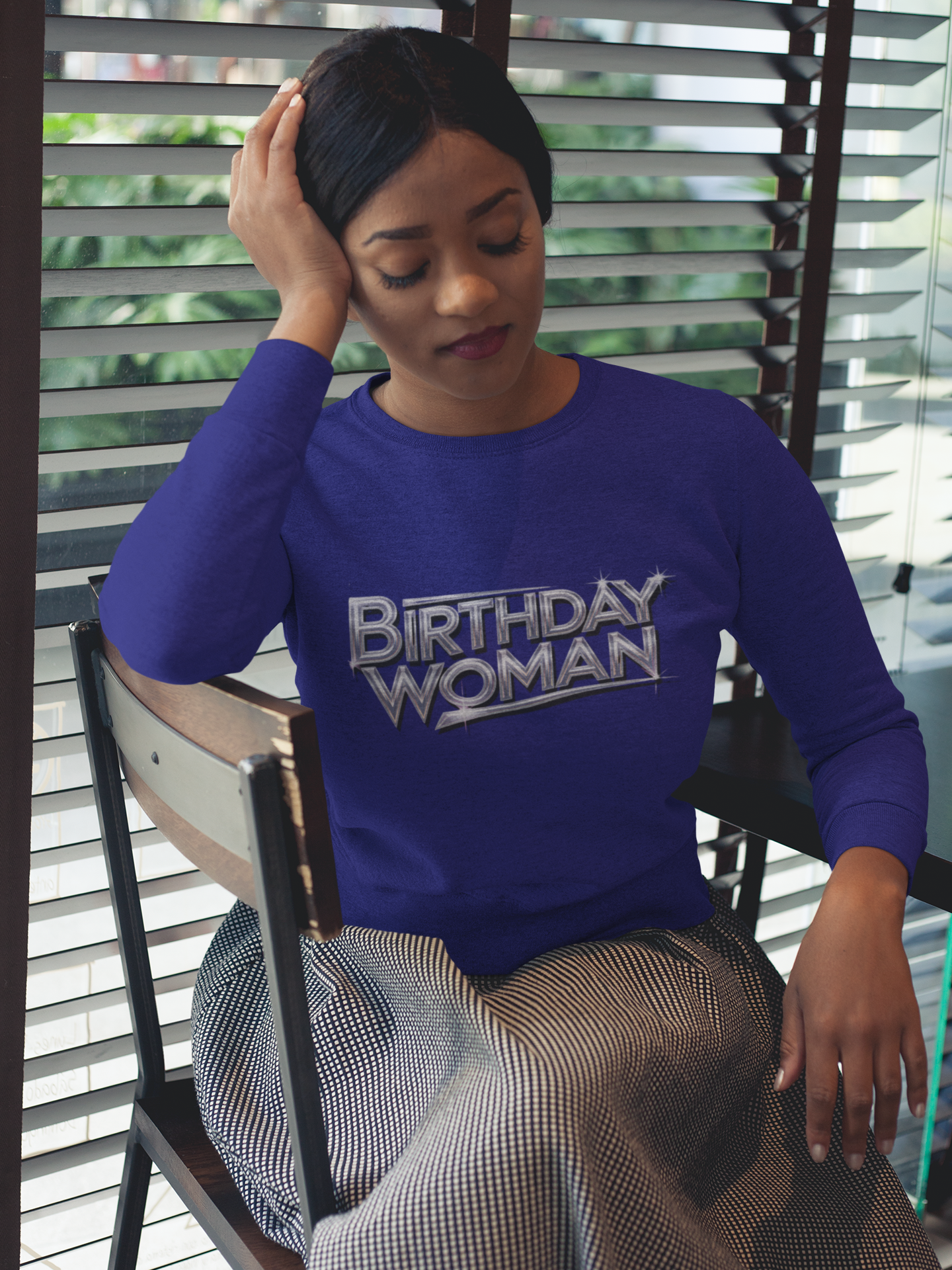 Birthday Woman Long Sleeve Tee - Unisex Jersey T-Shirt for Celebrations, Cute Birthday Sweatshirt, Birthday Girl Shirt for Women