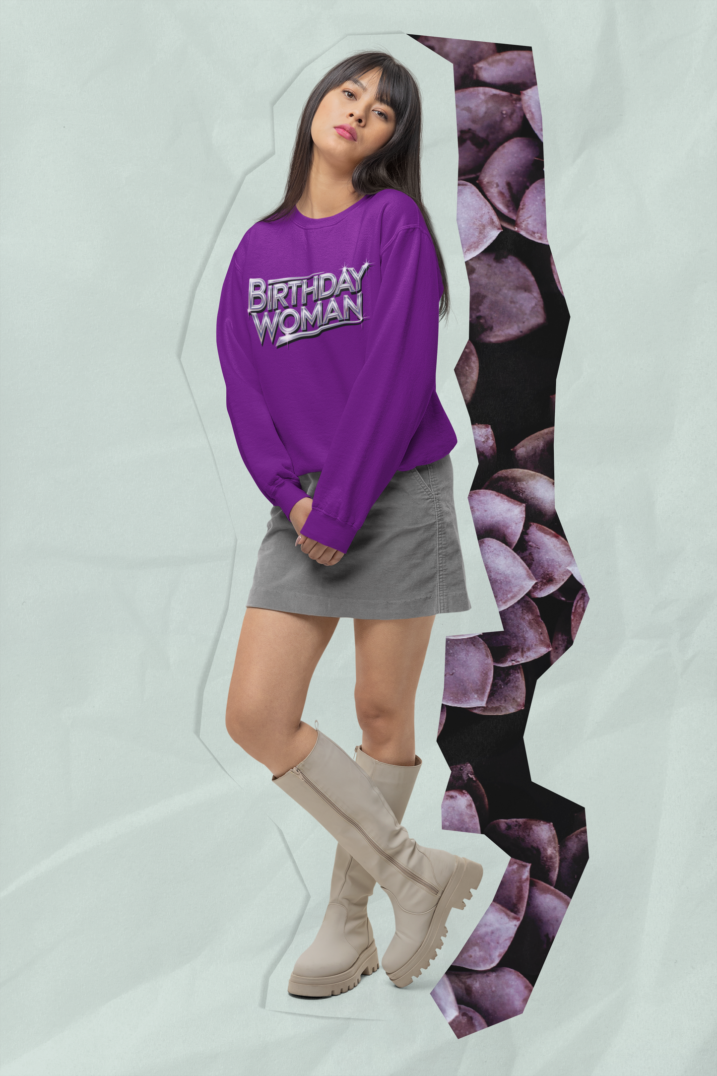 Birthday Woman Long Sleeve Tee - Unisex Jersey T-Shirt for Celebrations, Cute Birthday Sweatshirt, Birthday Girl Shirt for Women