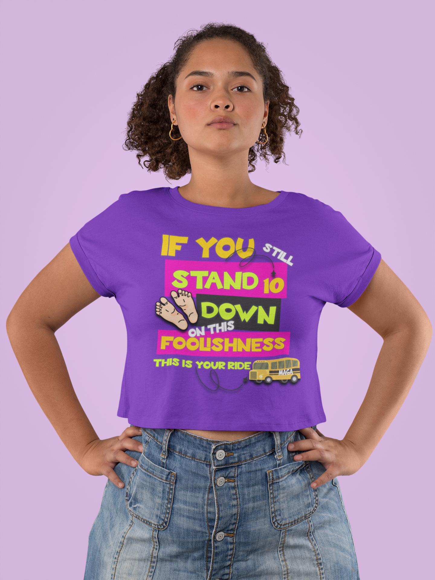 10 Toes Down on Foolishness - No King's T-Shirt