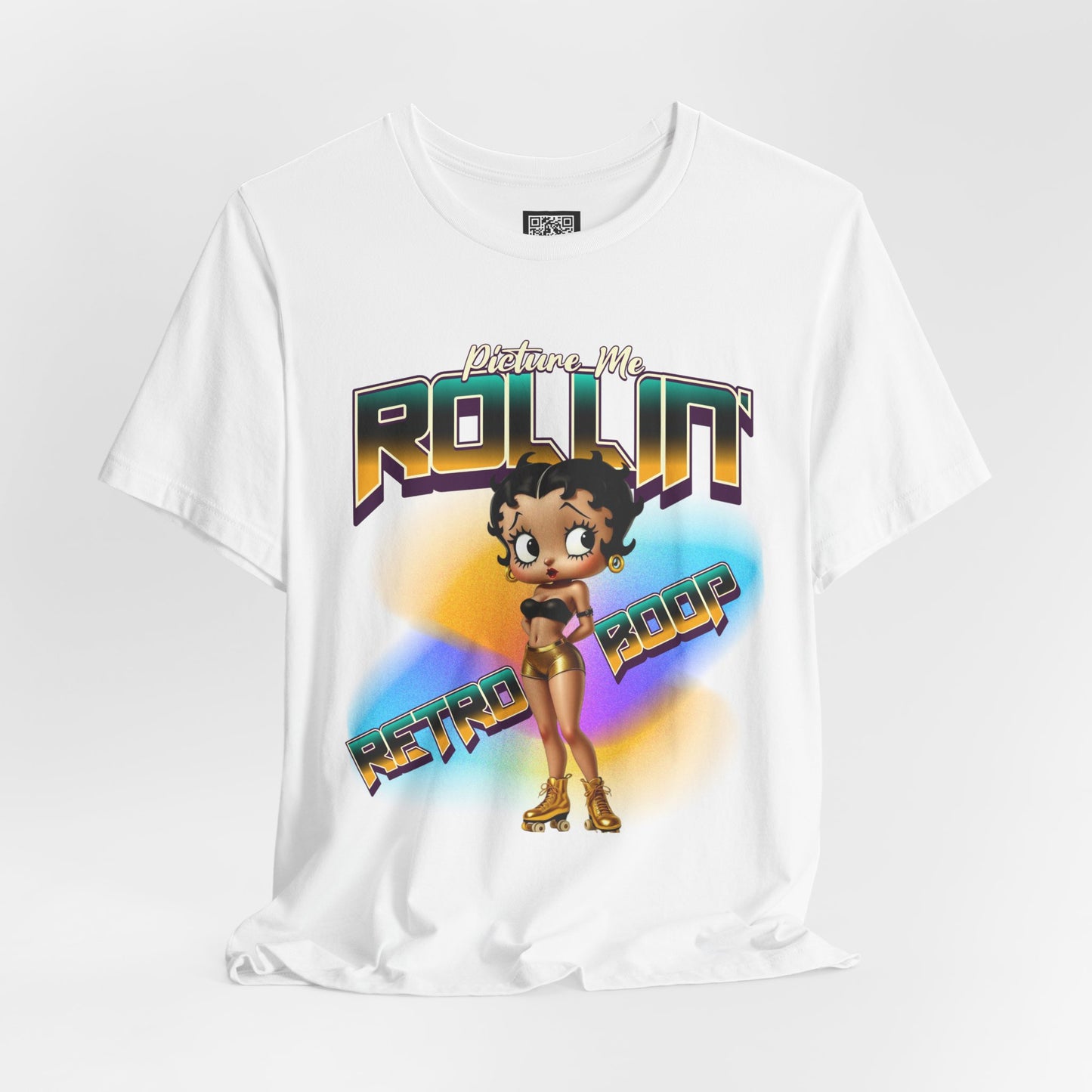 Retro Betty Boop Graphic Tee, Vintage Skater Theme Cartoon Shirt, Fun Skater Girl T-Shirt, Gift for Skater Lovers, 90s Nostalgia Apparel
