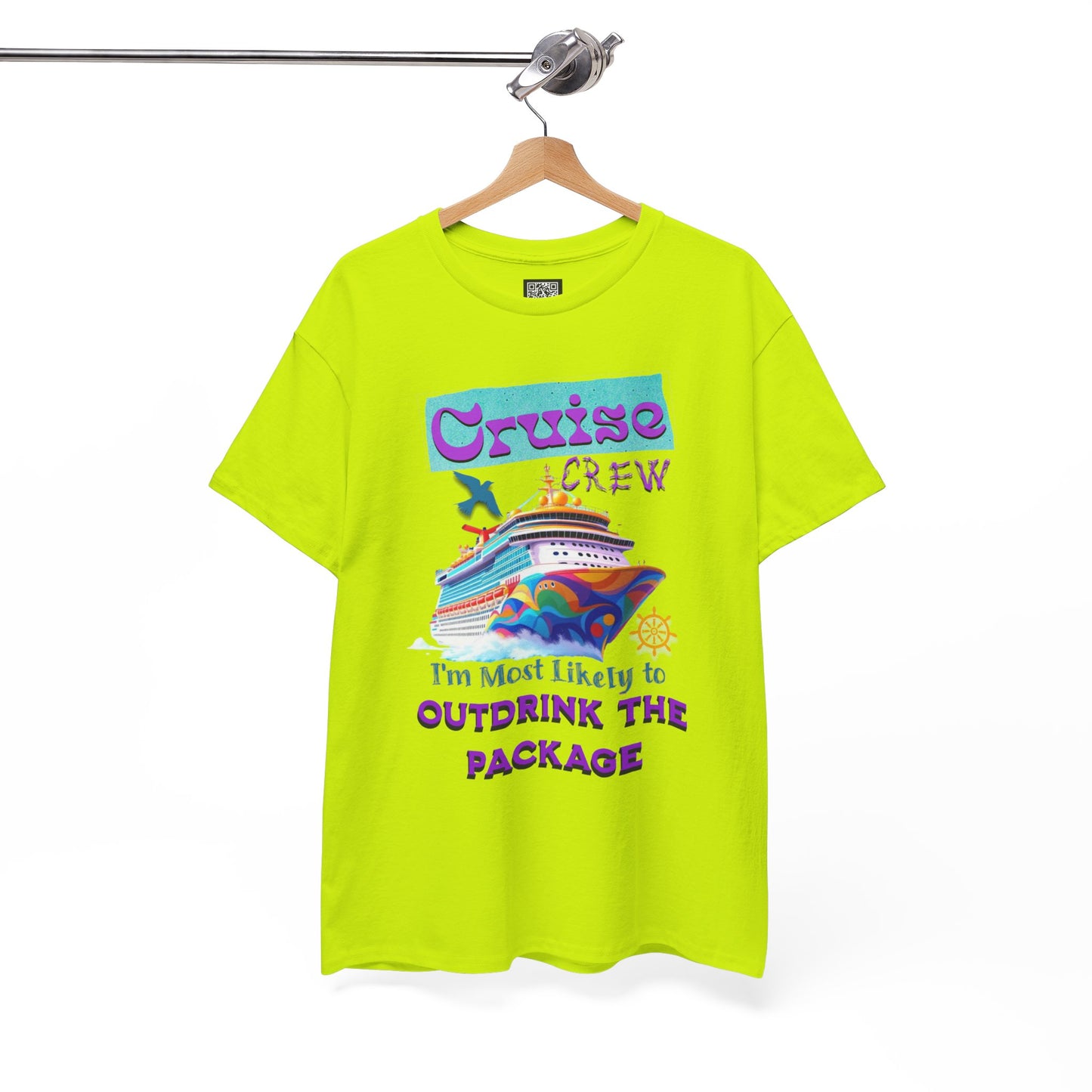 Cruise Crew Outdrink Package Tee | Fun Vacation T-Shirt | Perfect for Summer, Group Trips, Gifts, Drink Package T-Shirt for Cruise
