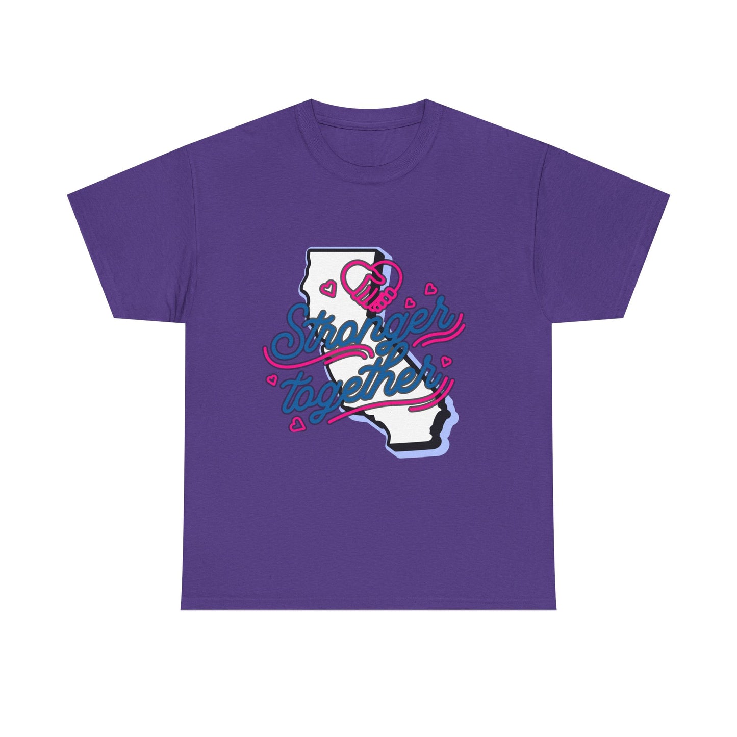 California Stronger Together T-shirt, Standing up for California, California T-Shirt for Resilience, Californians are United and Resilient, We will Rebuild our Cities