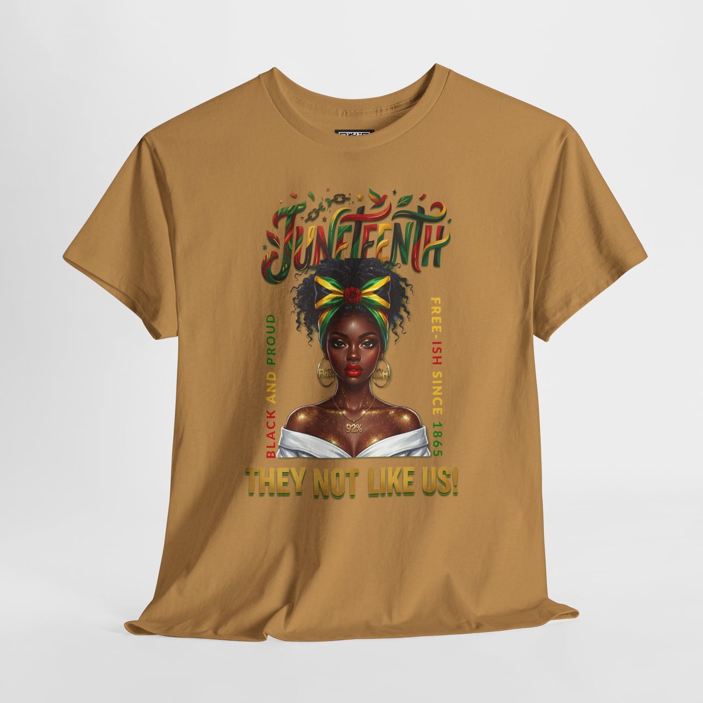 Juneteenth Celebration Tee — "They Not Like Us" Black History Graphic Shirt