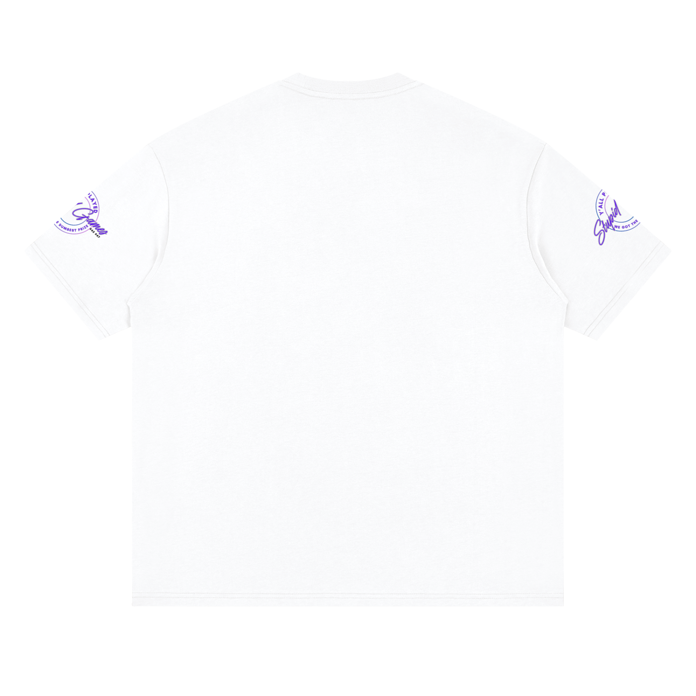 "Played Stupid Games" Streetwear Loose Drop Shoulder Tee