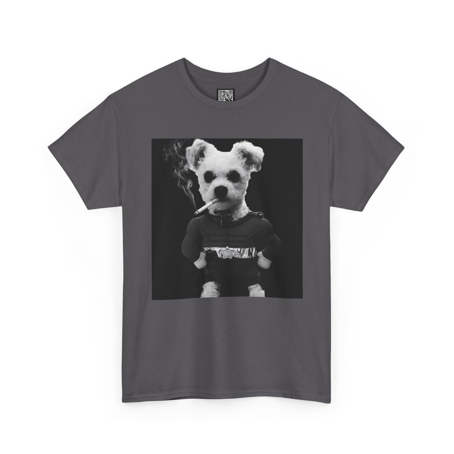 Custom Dog Graphic Tee — Vintage Black & White Puppy Photo T‑Shirt