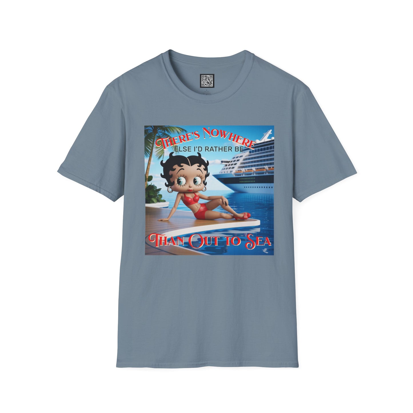 Betty Boop Cruisin' Vintage T-Shirt, Retro Beach Tee, Cute Cruise Themed Summer Fun Shirt, Vacation Outfit, Bettsie Style Clothing
