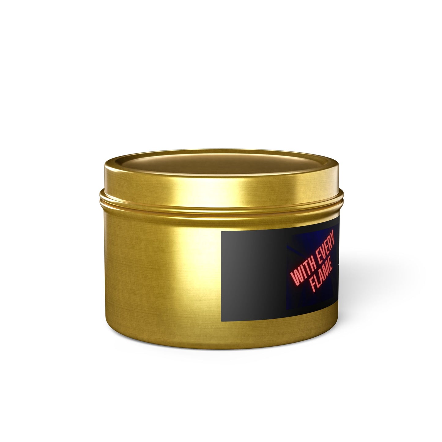 Lynette Cavalier's Tin Candles, Captivating aromas: Evergreen, Fresh Coffee, Mango Coconut, Spa Retreat, Vanilla Bean, Tin Colors: Gold, Silver, Black
