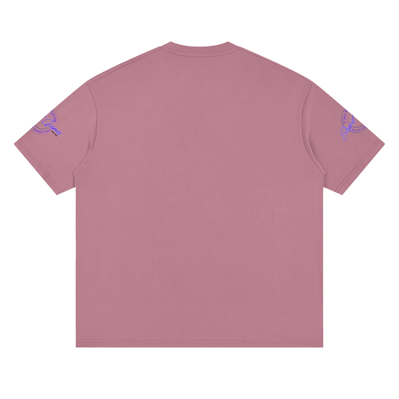 "Played Stupid Games" Streetwear Loose Drop Shoulder Tee