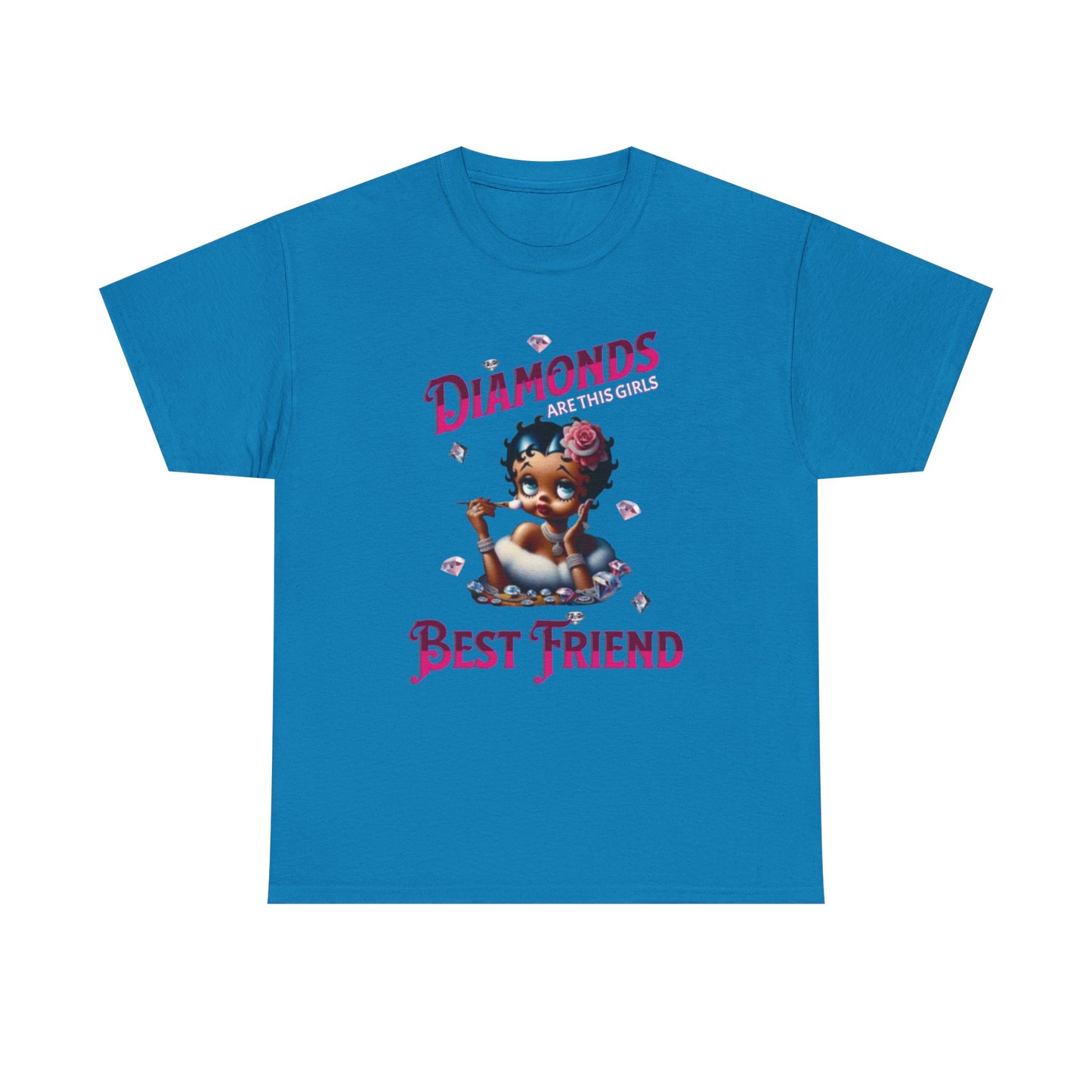 Diamonds Are This Girl's Best Friend, Marilyn Monroe Quote Shirt, Best Friend Tees, Betty Boop I Love Diamonds T-Shirts,