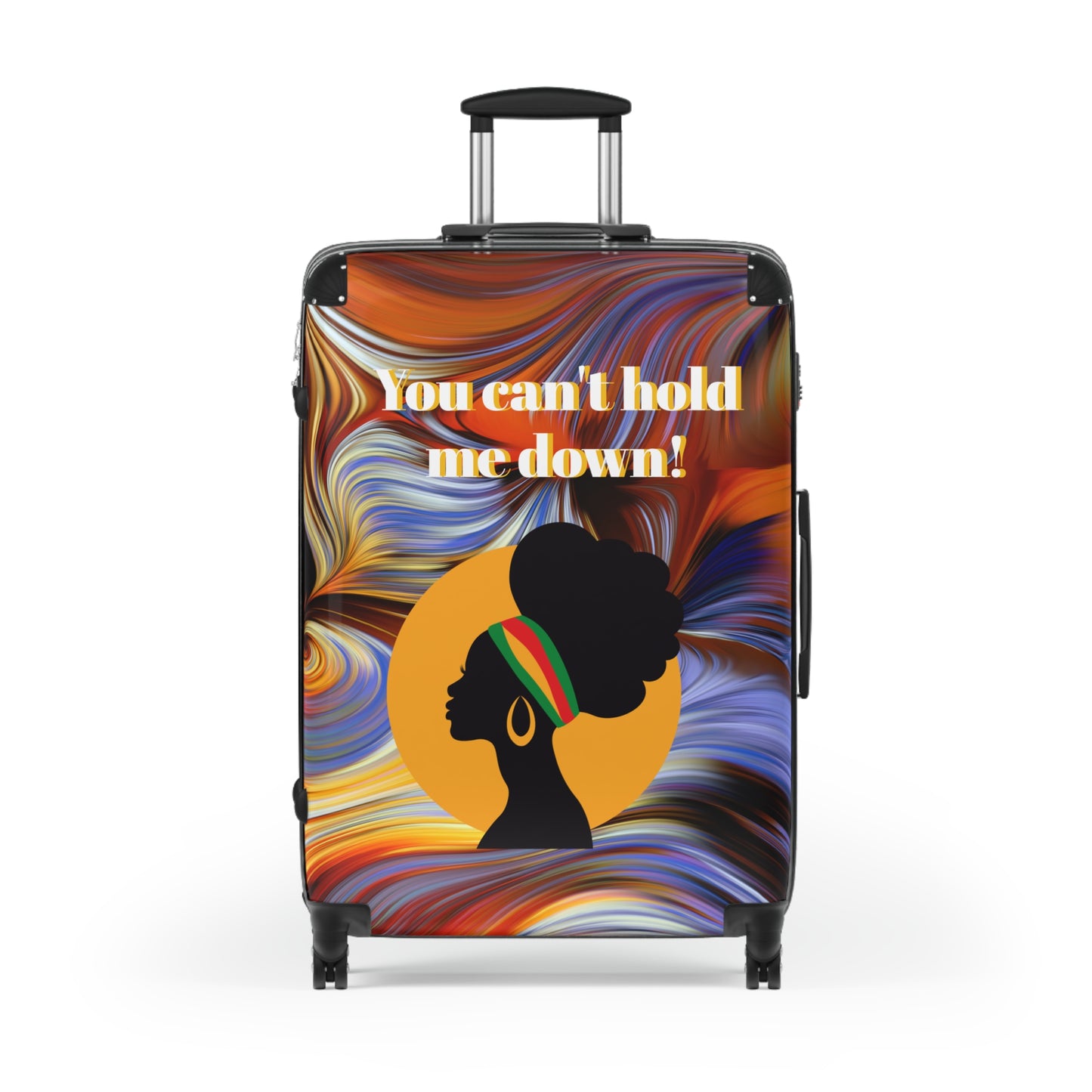 Afrocentric Suitcase for Women, Personalization Available Upon Request