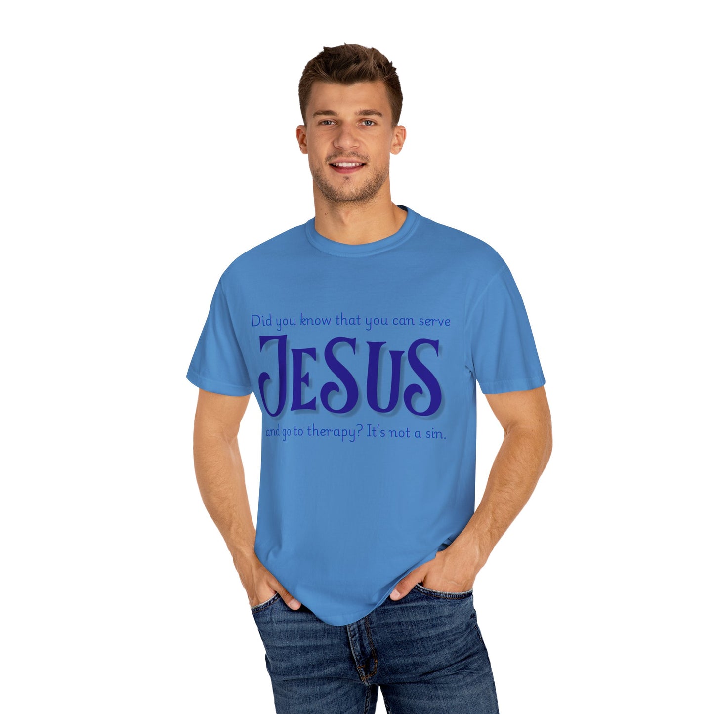 Religious Shirt for Gift, Religious Gift, Inspirational Shirt, Jesus T-Shirt, Christian T-Shirt, Jesus is Love, Unisex, Therapy Shirt, Mental Health Tees