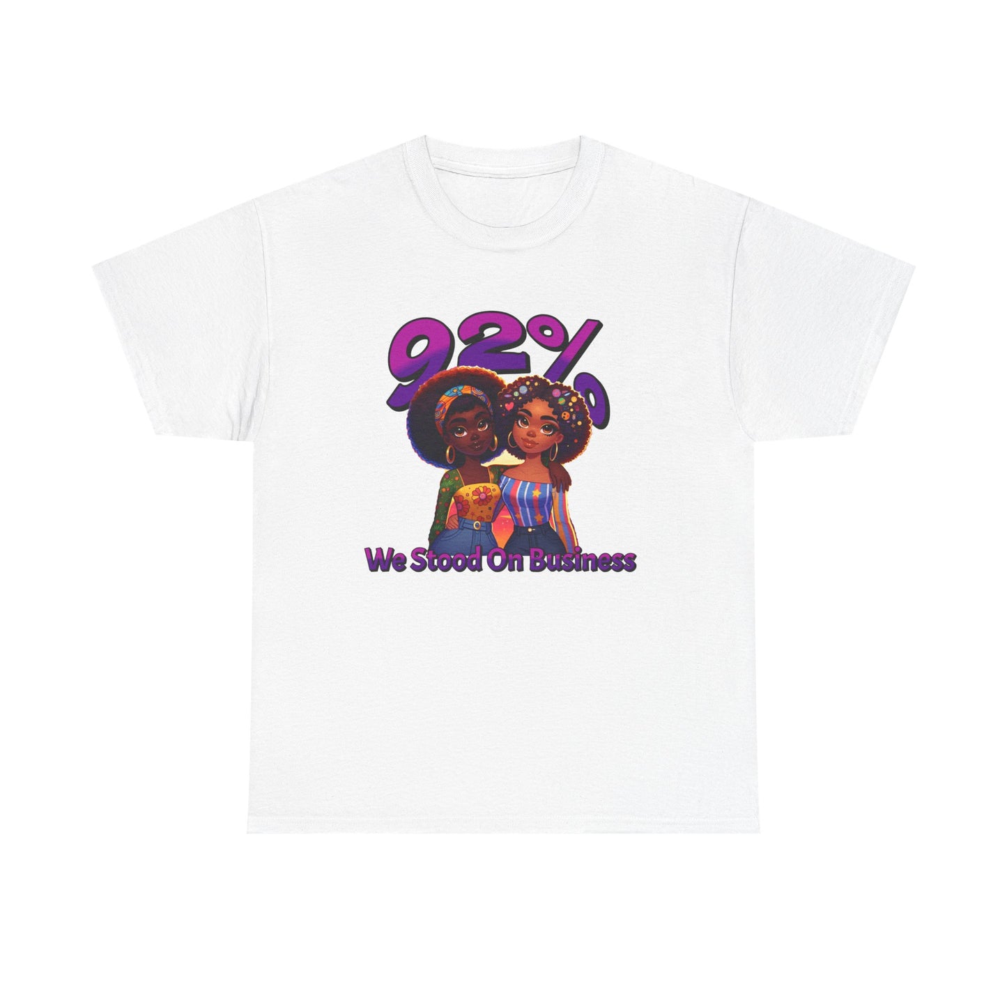 92% Shirt, Save Democracy Shirt, Women Empowerment, Black Woman T-Shirt, Juneteenth Shirt, Black Girl Melanin Shirt, 92 Percenter