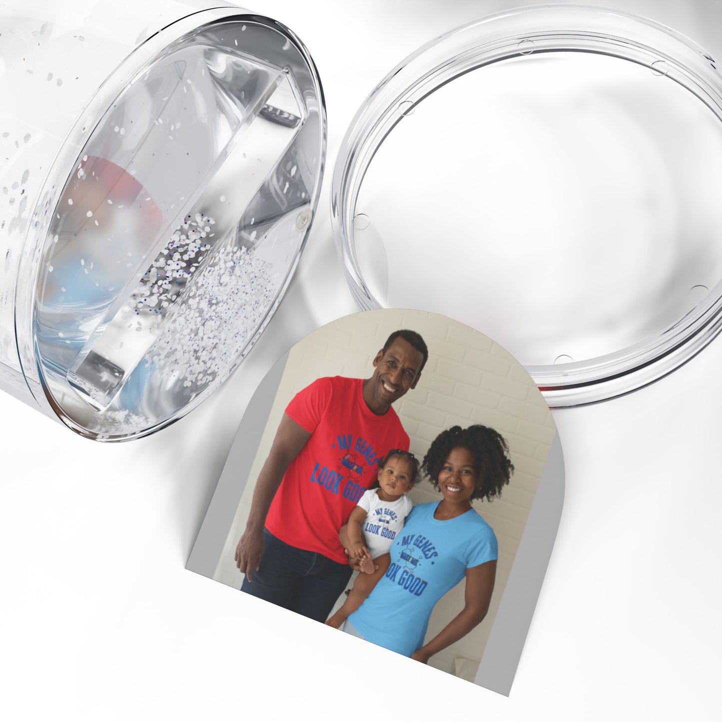Personalized Snow Globe Keepsake, Family Memories, Holiday Decor, Custom Photo Globe, Unique Gift, Winter Wonderland Decoration