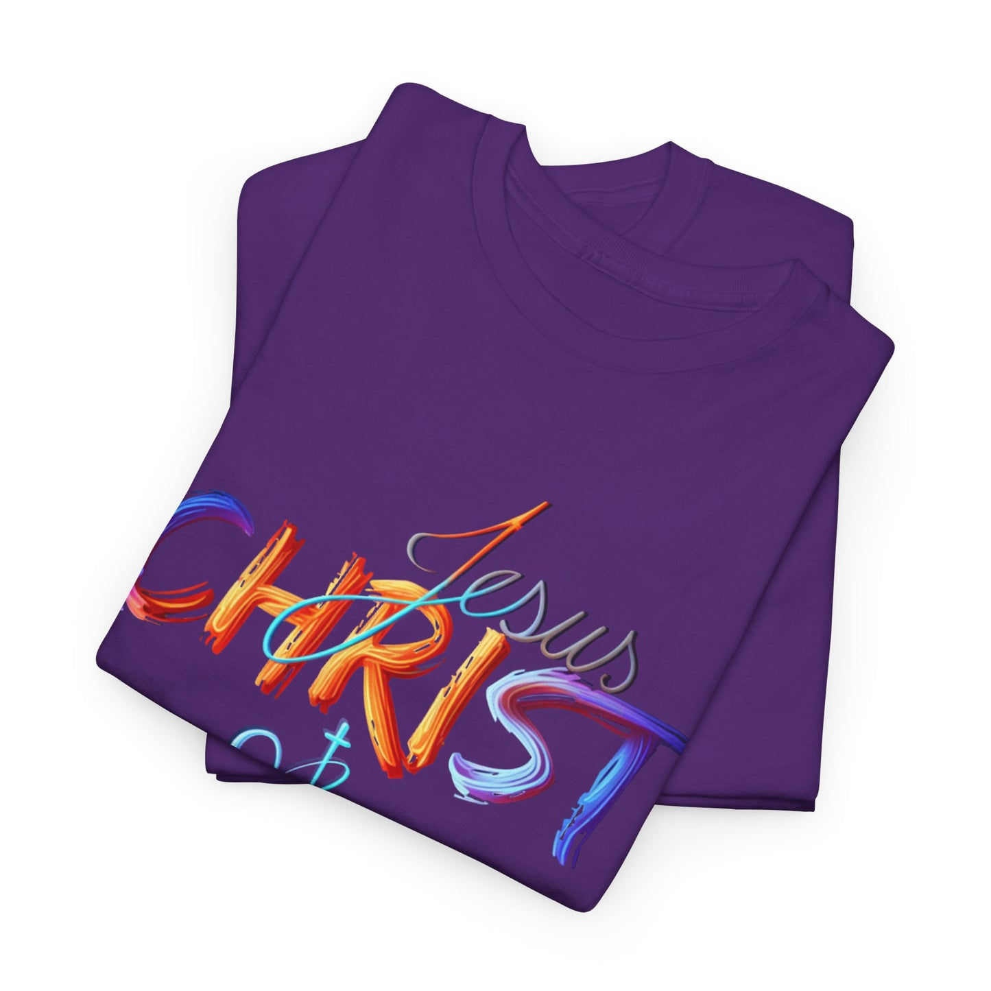 Jesus Christ Shirt, Faith & Light T-shirt, Christian Apparel, Bold Christian Graphics, Christian Gift, Faith-Based Art, Gospel Merchandise