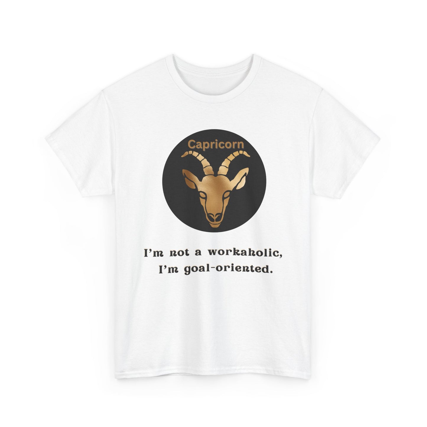 Capricorn T-Shirt, Capricorn Horoscope Gifts, Birth Month Gifts, Zodiac Sign T-Shirt Gifts, Astrology T-Shirt, Unisex Heavy Cotton Tee