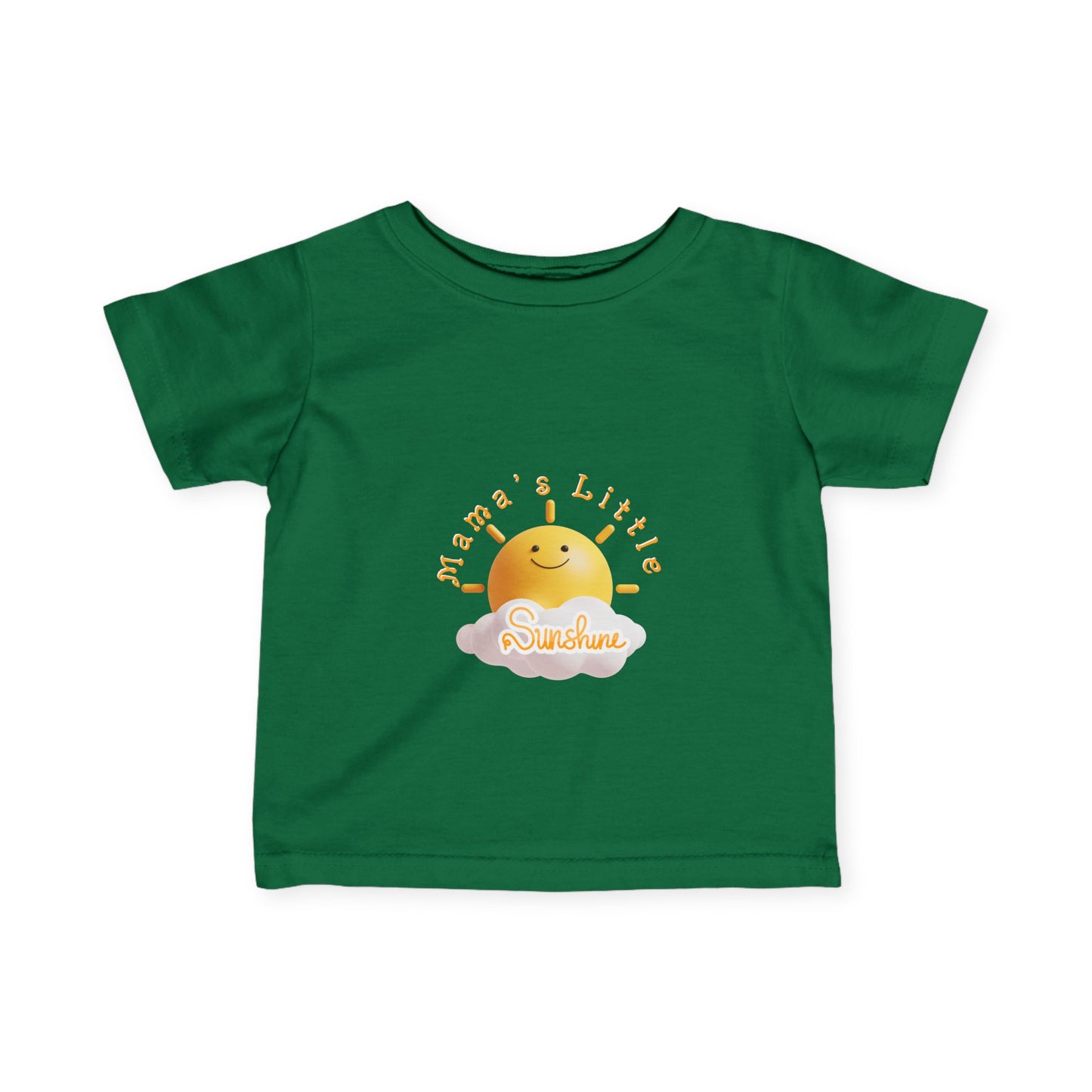 Mama's Little Sunshine Infant Fine Jersey Tee, Perfect Baby Shower Gift for Boy or Girl, 6-24 Mo. Toddler T-Shirt Gifts, T-Shirts for Toddler Boy and Girls