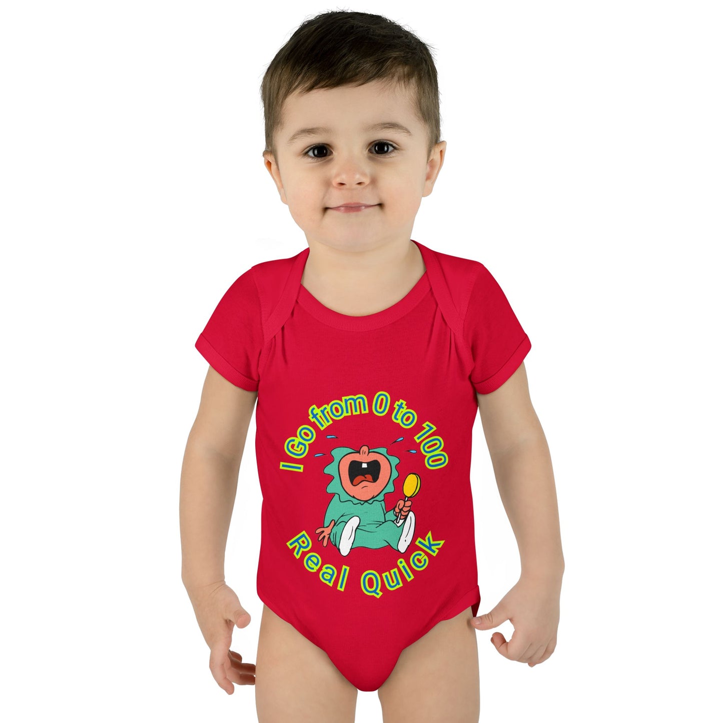 Funny Baby Onesies from 0 to 24 Months, Cute Colorful Baby Onesies for Boy or Girl, From 0 to 100 Real Quick, Newborn Baby Shower Gifts