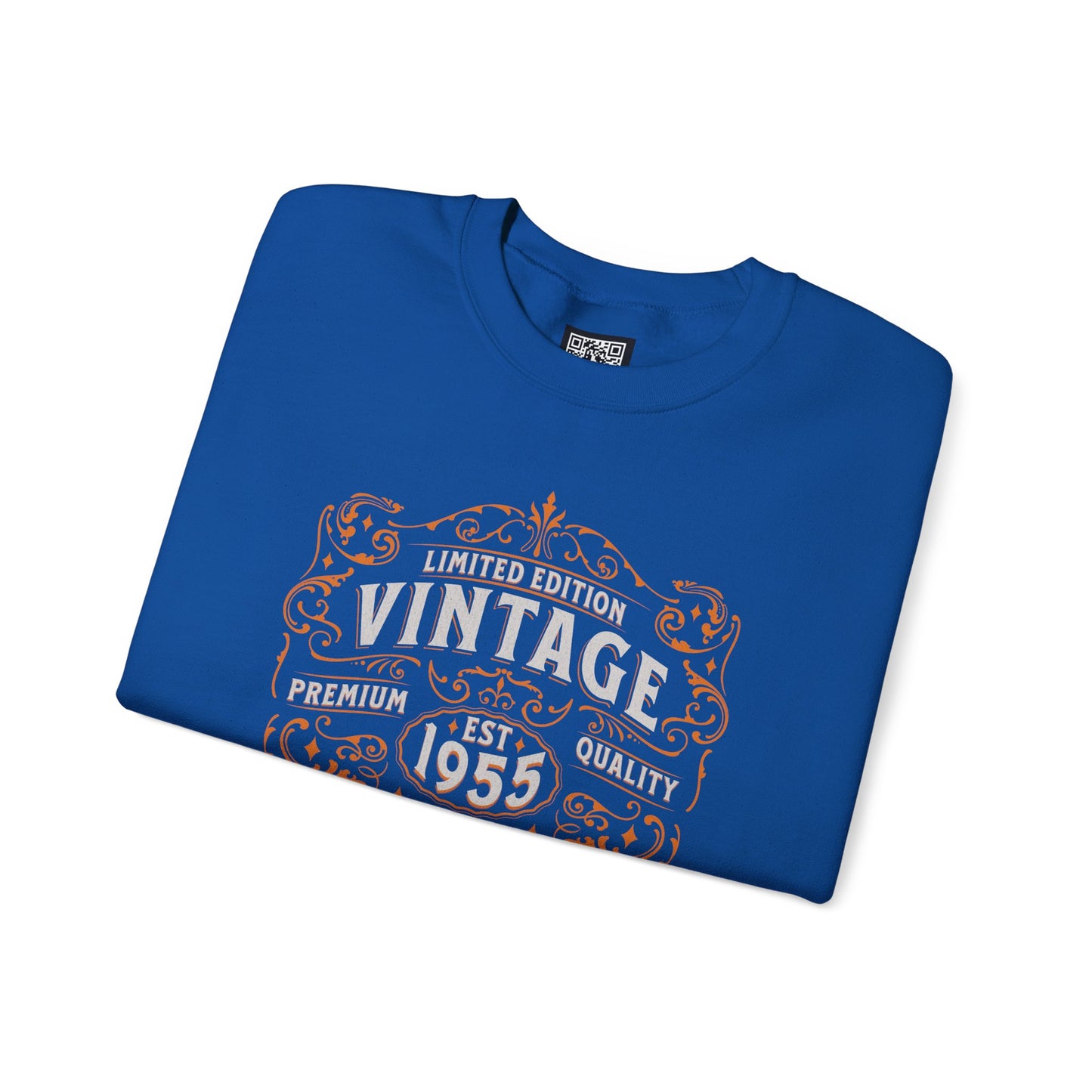 Personalized Vintage Perfection Crewneck Sweatshirt – Retro Graphic Pullover Shirt