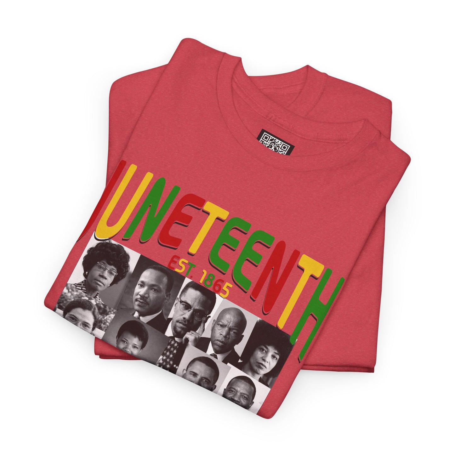 Juneteenth Celebration T-Shirt – "Let Freedom Ring" Colorful Chain Design (Est. 1865)