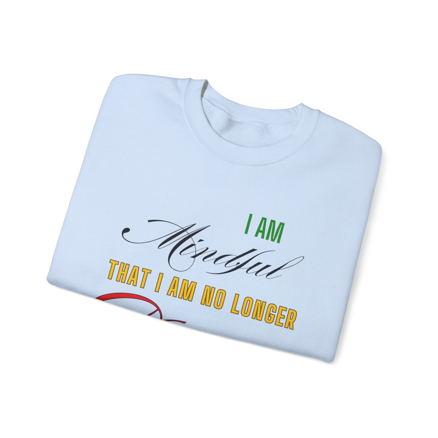 "Mindful But Not Demure" Heavy Blend™ Crewneck Sweatshirt, Demure Shirt, Funny Trendy Shirt, Viral Meme Shirt, Female Empowerment Shirt, Very Demure Very Mindful Very Cutesy, Minimalist Style