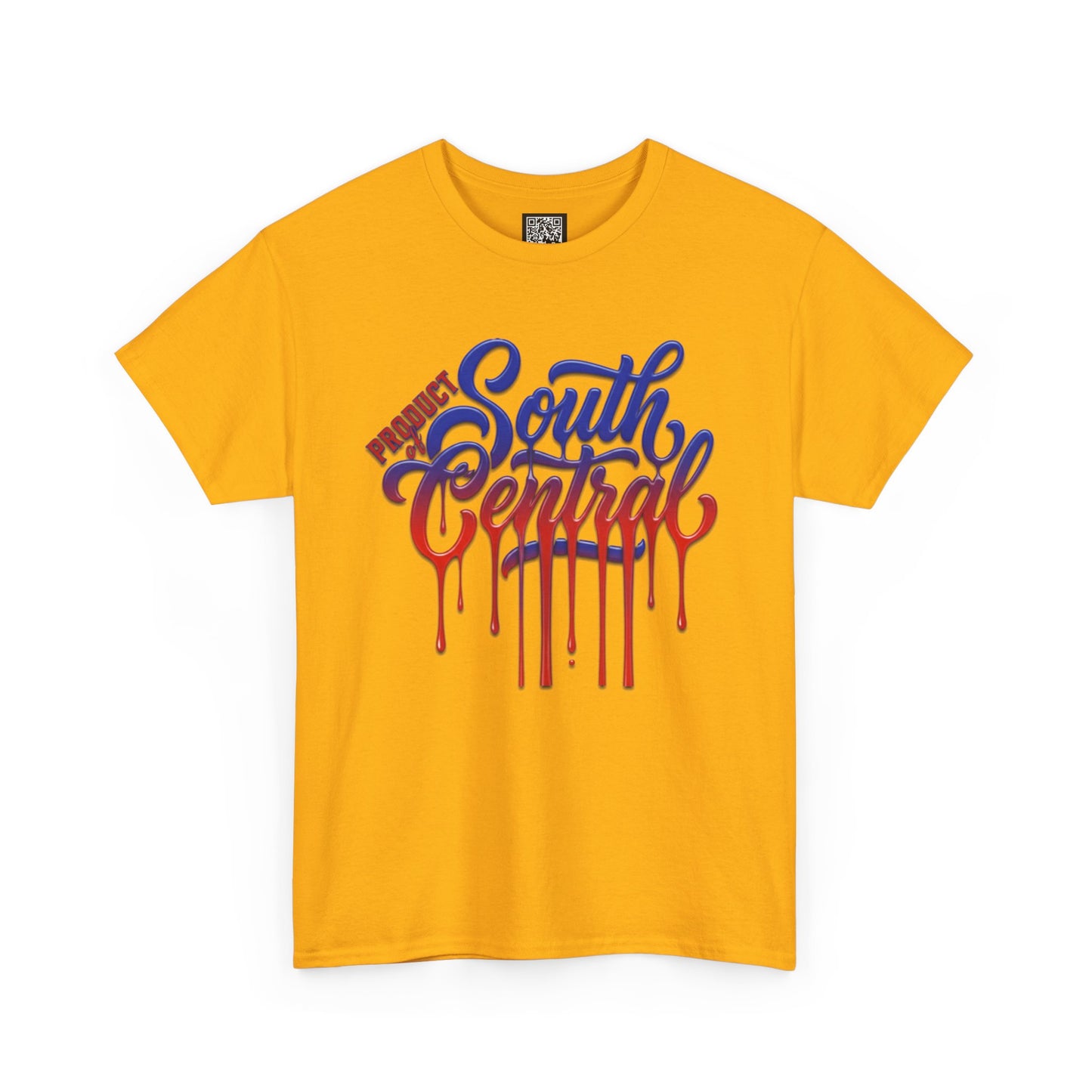 South Central Drip T-Shirt — Retro Los Angeles Script Graffiti Tee