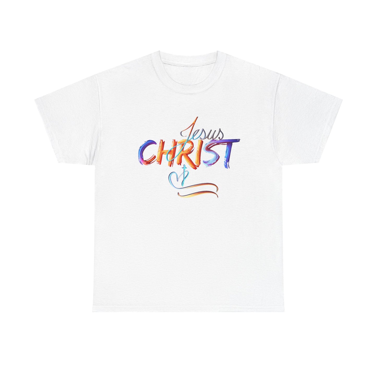 Jesus Christ Shirt, Faith & Light T-shirt, Christian Apparel, Bold Christian Graphics, Christian Gift, Faith-Based Art, Gospel Merchandise
