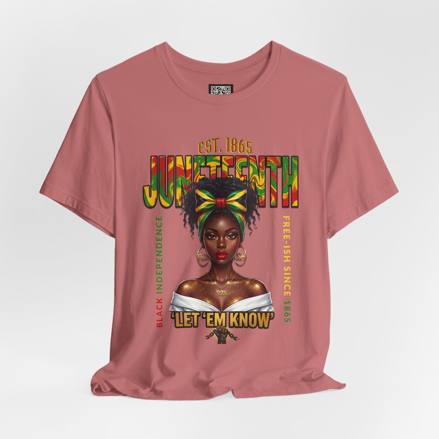 Juneteenth T-Shirt – "Let 'Em Know" Black Independence Tee