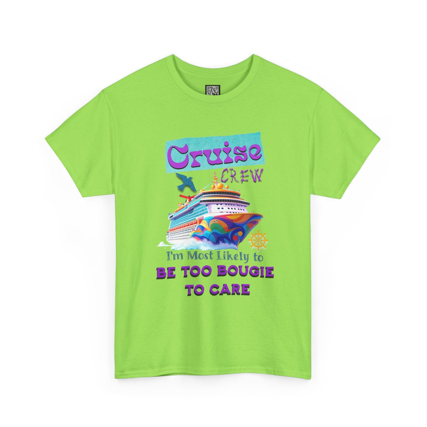 Cruise Crew Tee: Be Too Bougie to Care, Vacation Outfits, Nautical Shirt, Travel Gift, Summer Apparel, T-Shirt for the Bougie One