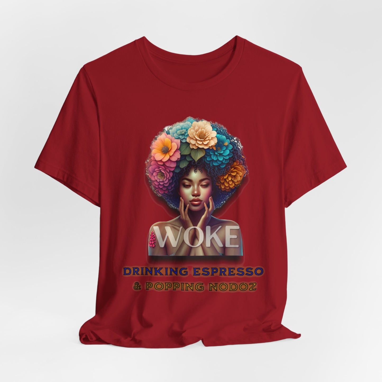 Woke Because We Can't Sleep on our Government, 92% Black Woman's Power Shirt, Melanin Women T-Shirts, Black Girl Magic T-Shirts,