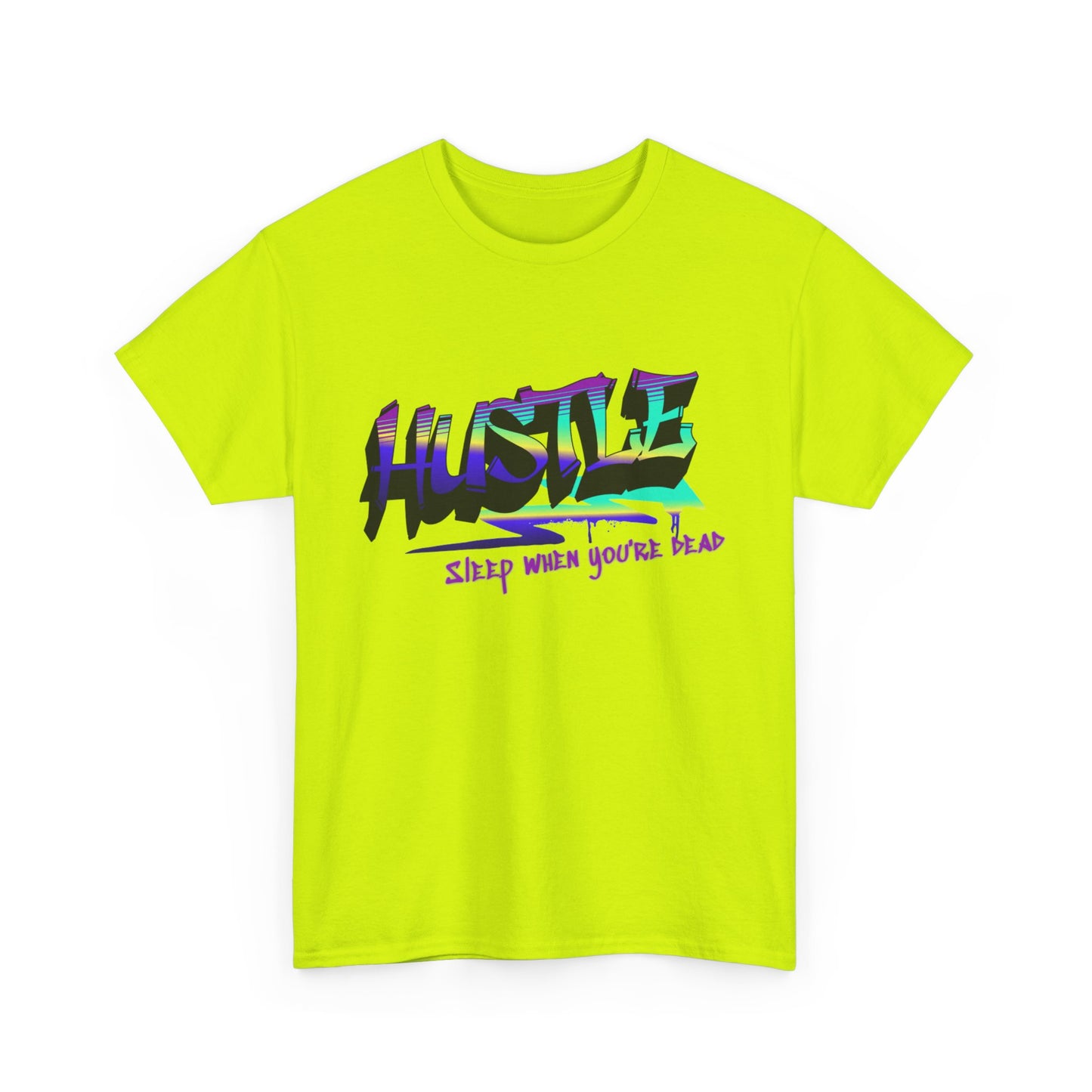Hustle Hard - Vibrant Graffiti Design, Graffiti-Inspired Art, Motivational Merchandise, Entrepreneur Lifestyle Apparel, Unisex Motivational Gift