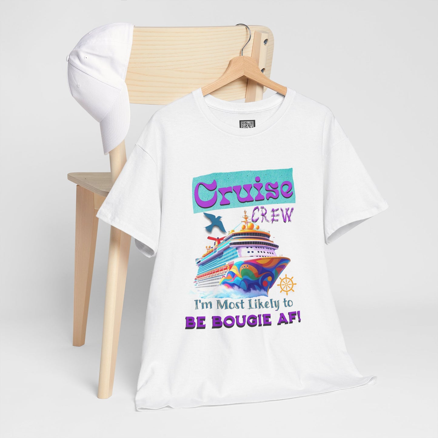 Cruise Crew Tee - I'm Most Likely to Be Bougie AF, Travel Shirt, Vacation Apparel, Cruise Outfits, Summer Fun Clothing for the Bougie Crew