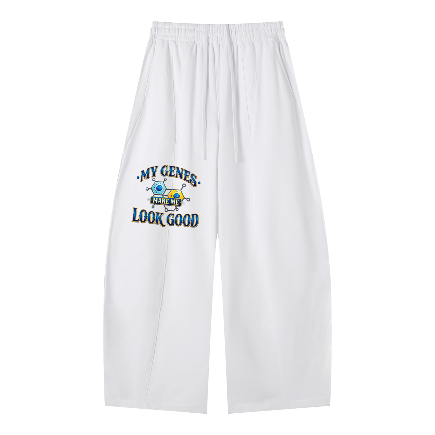 Heavyweight Wide Leg Panel Sweatpants