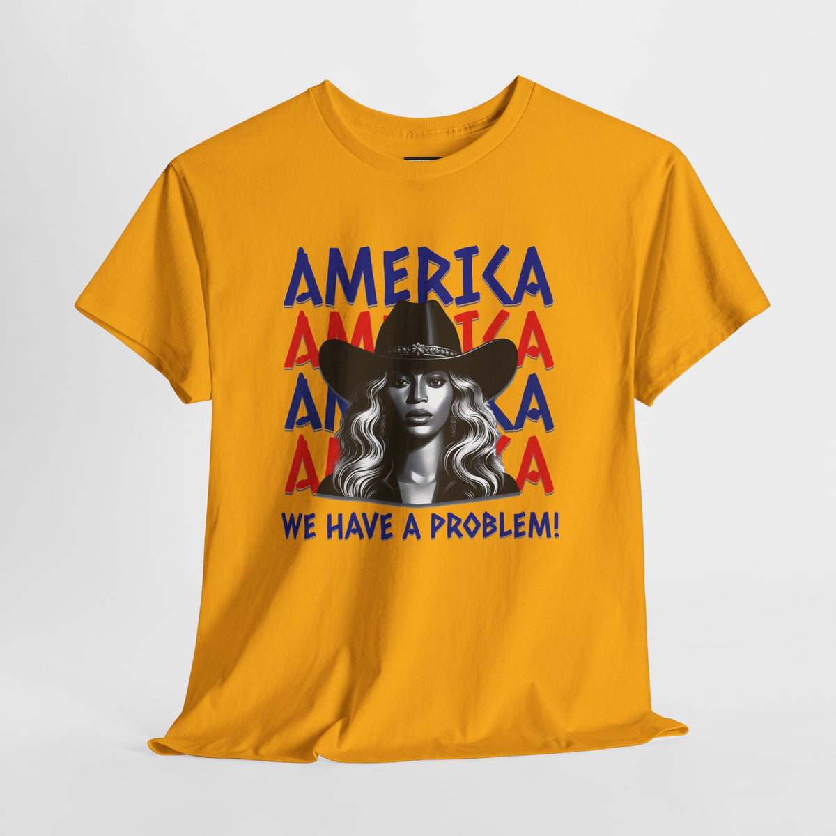 Beyoncé America We Have a Problem T-Shirt – Cowboy Carter Fan Tee, Patriotic Concert Shirt, S–5XL