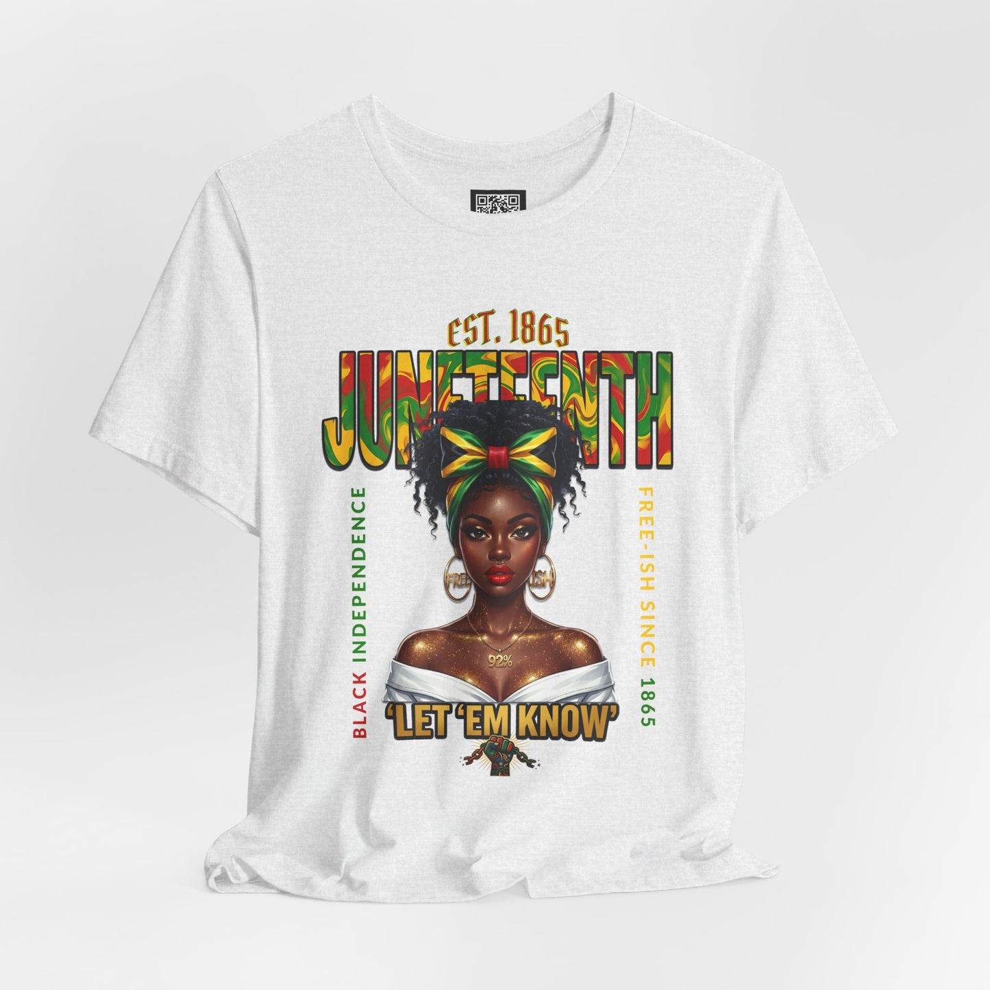 Juneteenth T-Shirt – "Let 'Em Know" Black Independence Tee