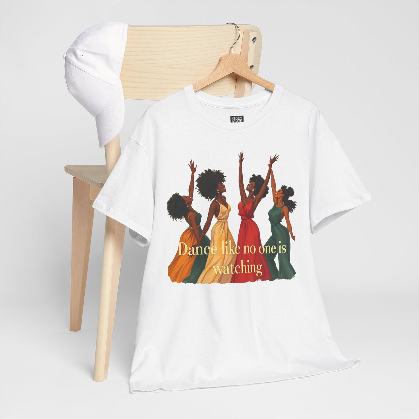 Dance Like No One Is Watching Tee, Unisex Heavy Cotton Tee, Motivational T-Shirt, Gift for Dancers, Casual Wear, Everyday Inspiration