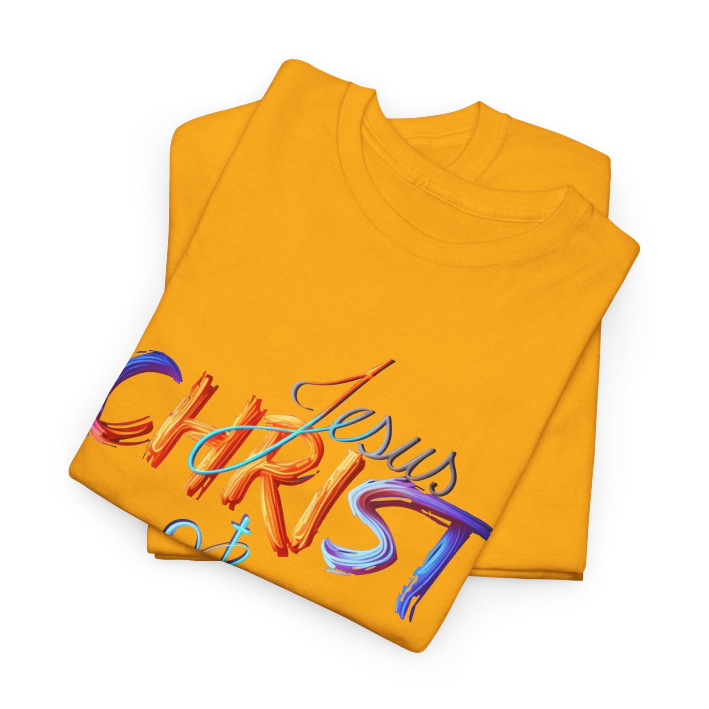 Jesus Christ Shirt, Faith & Light T-shirt, Christian Apparel, Bold Christian Graphics, Christian Gift, Faith-Based Art, Gospel Merchandise