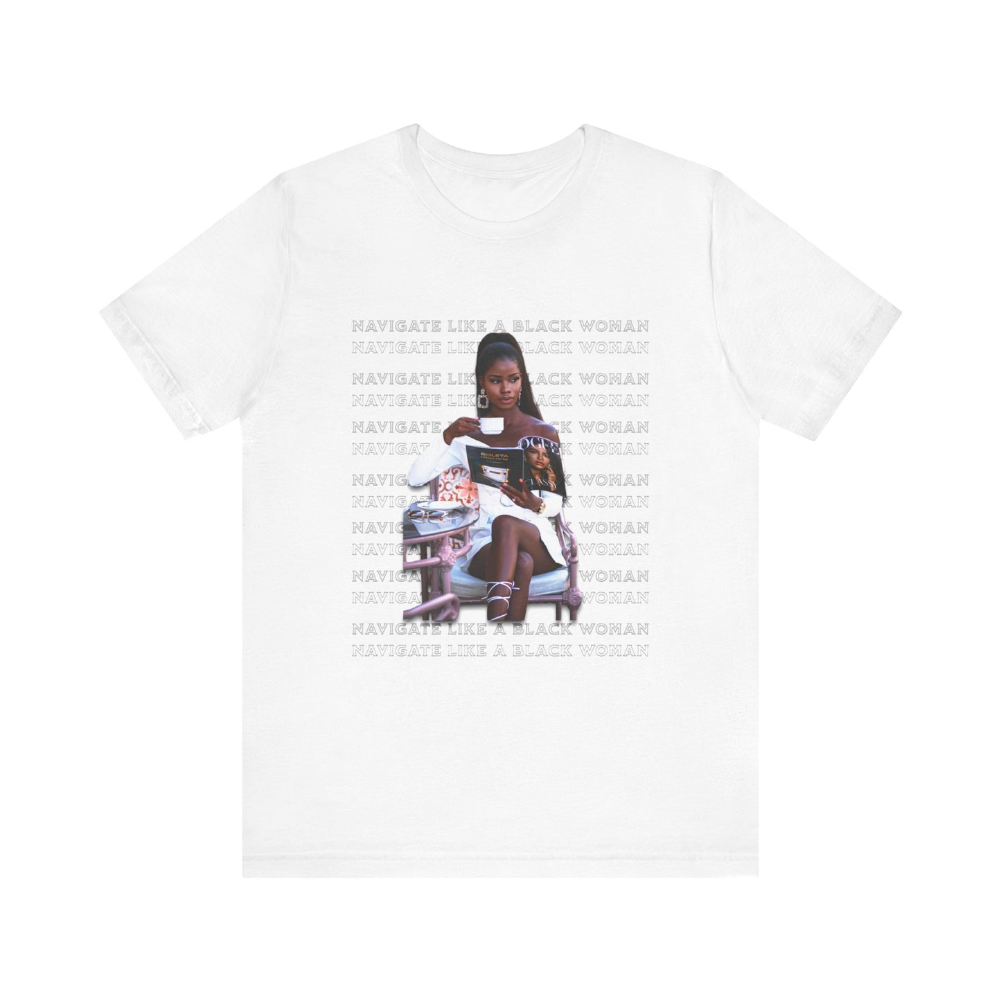 Navigate Like a Black Woman, Black Woman Shirt, 92% Black Woman Club, Black Girl Magic T-Shirts, Black History Month Shirts for Women