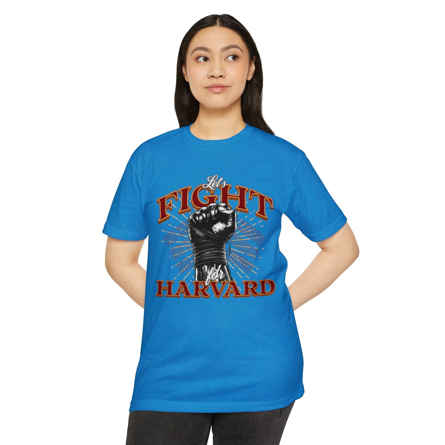 Empowering Fight for Hardvard University T-Shirt | Trump vs. Harvard T-Shirts, Spirit of Democracy, Standing with Hardvard Tee