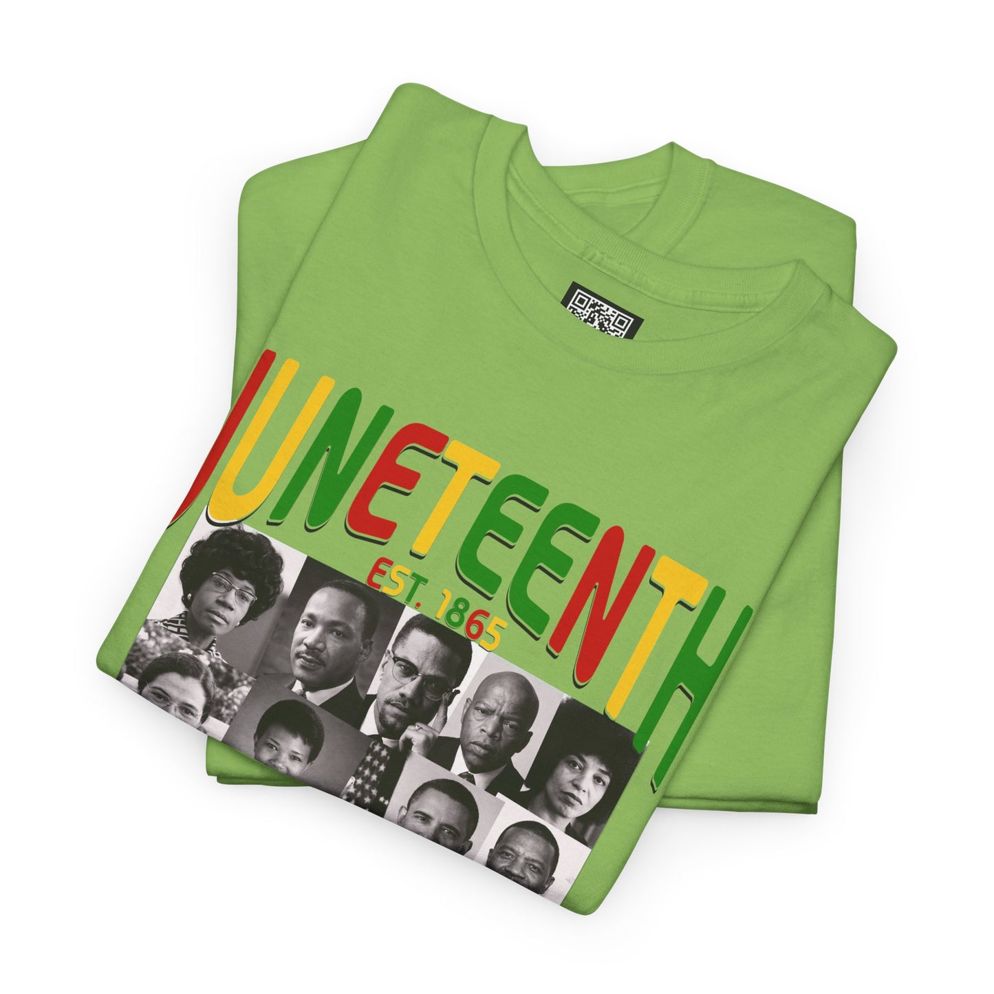 Juneteenth Celebration T-Shirt – "Let Freedom Ring" Colorful Chain Design (Est. 1865)