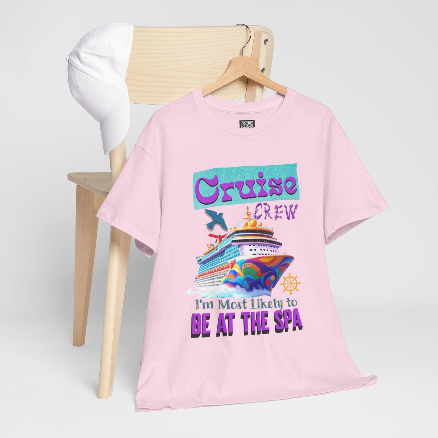 Cruise Crew Unisex Tee - Spa Day Vibes, Cruise Vacation T-Shirt, Funny Group Travel Apparel, Cruise Wear, Summer Fun Shirt