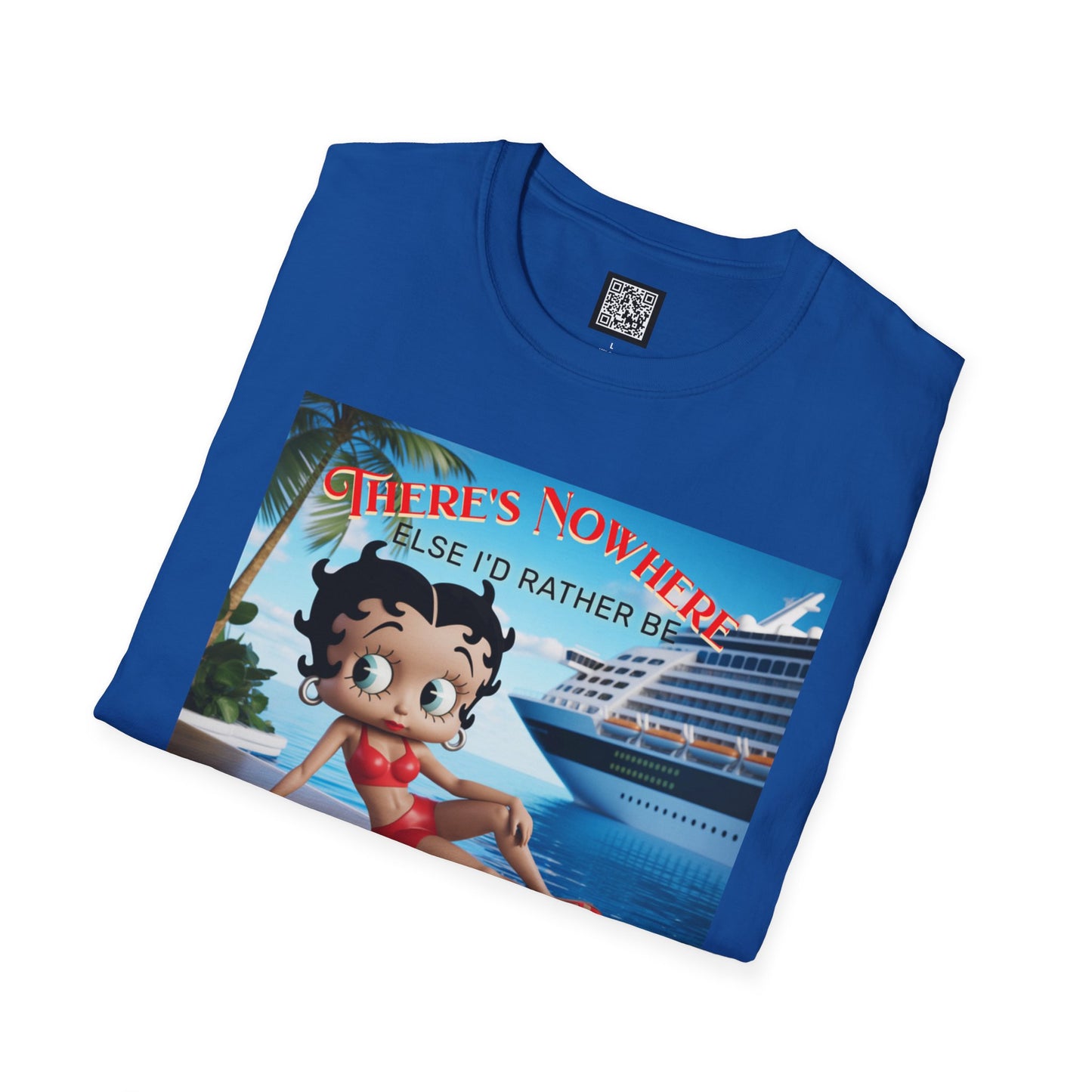 Betty Boop Cruisin' Vintage T-Shirt, Retro Beach Tee, Cute Cruise Themed Summer Fun Shirt, Vacation Outfit, Bettsie Style Clothing