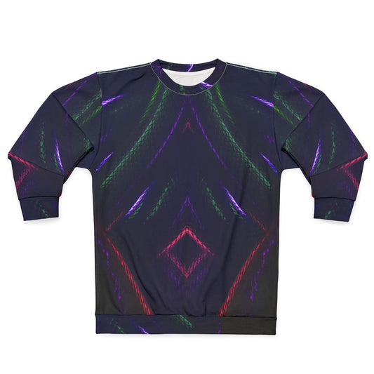 Cosmic Snakeskin Vibes Unisex Sweatshirt - Colorful Snake Design