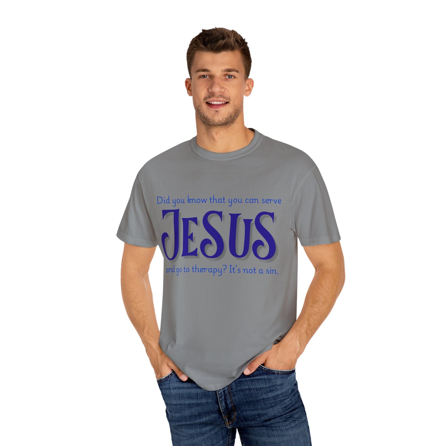 Religious Shirt for Gift, Religious Gift, Inspirational Shirt, Jesus T-Shirt, Christian T-Shirt, Jesus is Love, Unisex, Therapy Shirt, Mental Health Tees