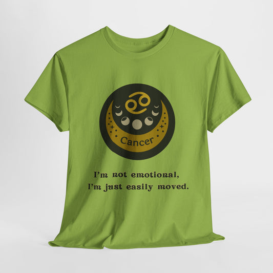 Cancer T-Shirt, Cancer Horoscope Gifts, Birth Month Gifts, Zodiac Sign T-Shirt Gifts, Astrology T-Shirt, Unisex Heavy Cotton Tee, Gift for a Cancer Horoscope
