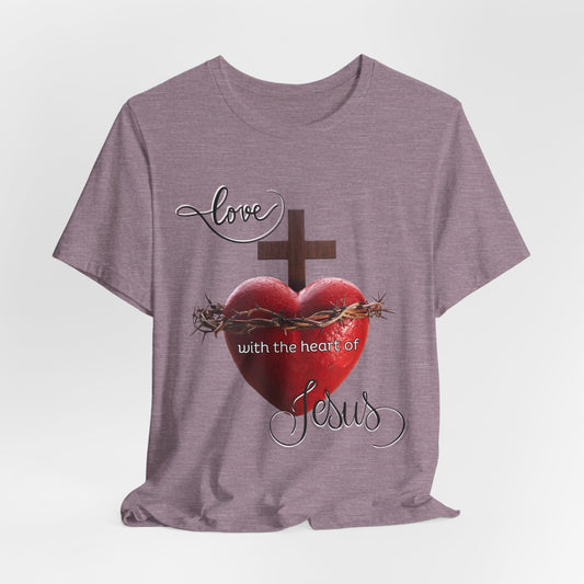 Religious T-Shirts for Men & Women, Christian T-Shirts, Christian Gifts, Jesus Loves Shirts, Jesus T-Shirts, Religious Jesus T-Shirt, Unisex Jersey Short Sleeve Tee