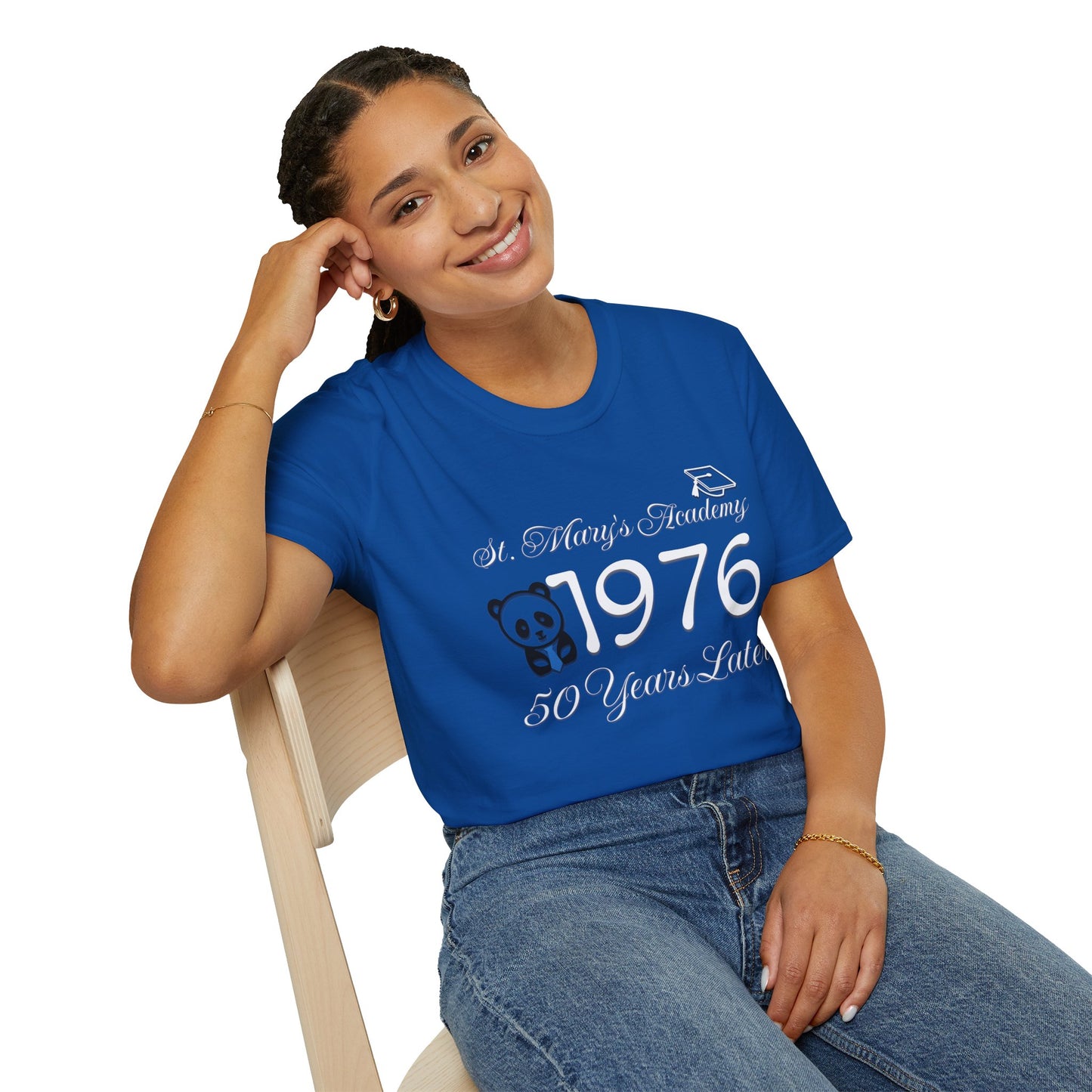 St. Mary's Academy 1976 Reunion T-Shirt — 50 Years Later Alumni Tee